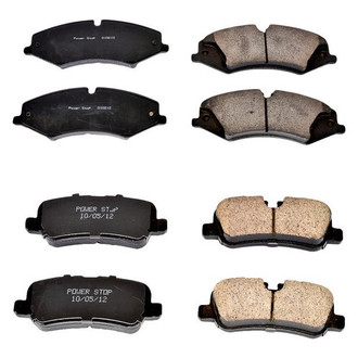 PowerStop® - Z16 Evolution Clean Ride Ceramic Front and Rear Disc Brake Pad Set
