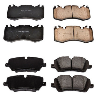 PowerStop® - Z16 Evolution Clean Ride Ceramic Front and Rear Disc Brake Pad Set