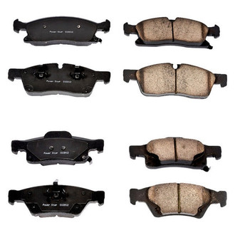 PowerStop® - Z16 Evolution Clean Ride Ceramic Front and Rear Disc Brake Pad Set