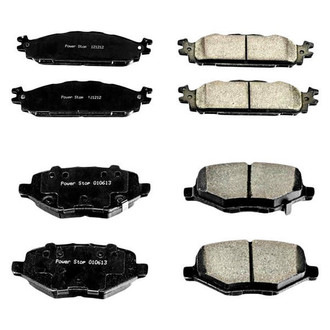 PowerStop® - Z16 Evolution Clean Ride Ceramic Front and Rear Disc Brake Pad Set