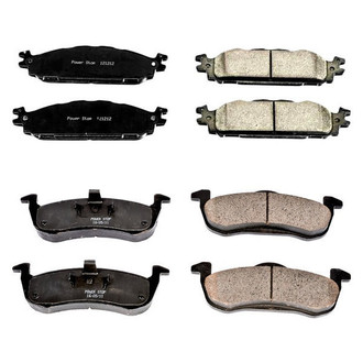 PowerStop® - Z16 Evolution Clean Ride Ceramic Front and Rear Disc Brake Pad Set