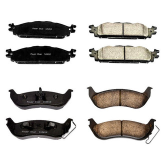 PowerStop® - Z16 Evolution Clean Ride Ceramic Front and Rear Disc Brake Pad Set