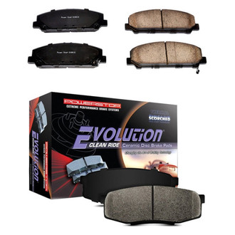 PowerStop® - Z16 Evolution Clean Ride Ceramic Front and Rear Disc Brake Pad Set