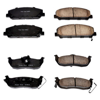 PowerStop® - Z16 Evolution Clean Ride Ceramic Front and Rear Disc Brake Pad Set