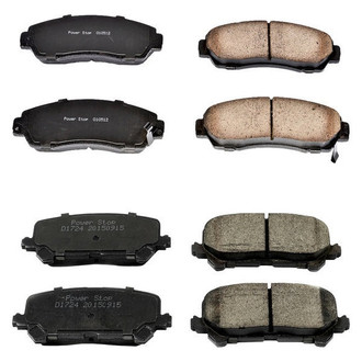 PowerStop® - Z16 Evolution Clean Ride Ceramic Front and Rear Disc Brake Pad Set
