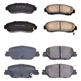 PowerStop® - Z16 Evolution Clean Ride Ceramic Front and Rear Disc Brake Pad Set