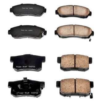 PowerStop® - Z16 Evolution Clean Ride Ceramic Front and Rear Disc Brake Pad Set