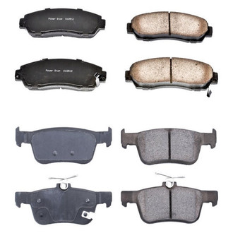 PowerStop® - Z16 Evolution Clean Ride Ceramic Front and Rear Disc Brake Pad Set
