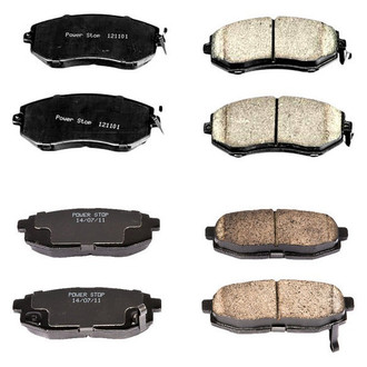 PowerStop® - Z16 Evolution Clean Ride Ceramic Front and Rear Disc Brake Pad Set