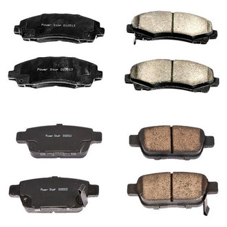 PowerStop® - Z16 Evolution Clean Ride Ceramic Front and Rear Disc Brake Pad Set