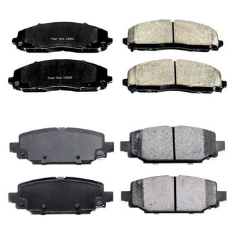 PowerStop® - Z16 Evolution Clean Ride Ceramic Front and Rear Disc Brake Pad Set