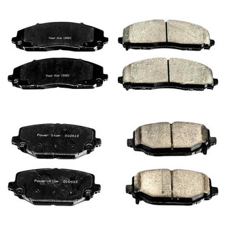 PowerStop® - Z16 Evolution Clean Ride Ceramic Front and Rear Disc Brake Pad Set