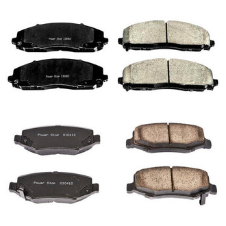 PowerStop® - Z16 Evolution Clean Ride Ceramic Front and Rear Disc Brake Pad Set