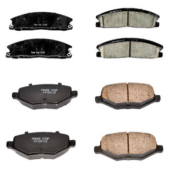 PowerStop® - Z16 Evolution Clean Ride Ceramic Front and Rear Disc Brake Pad Set