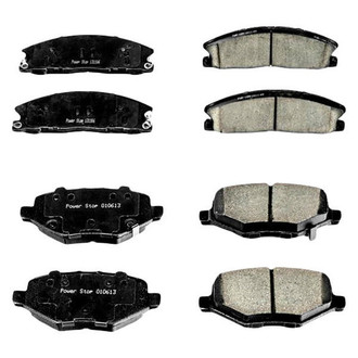PowerStop® - Z16 Evolution Clean Ride Ceramic Front and Rear Disc Brake Pad Set