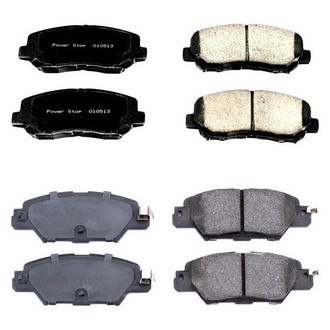 PowerStop® - Z16 Evolution Clean Ride Ceramic Front and Rear Disc Brake Pad Set