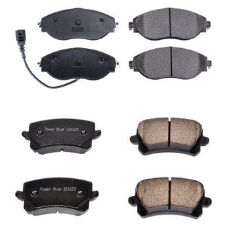 PowerStop® - Z16 Evolution Clean Ride Ceramic Front and Rear Disc Brake Pad Set