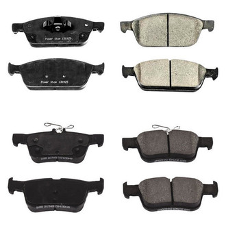 PowerStop® - Z16 Evolution Clean Ride Ceramic Front and Rear Disc Brake Pad Set