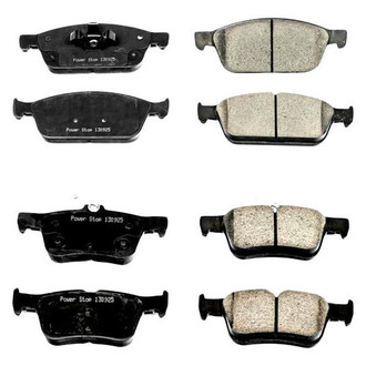 PowerStop® - Z16 Evolution Clean Ride Ceramic Front and Rear Disc Brake Pad Set