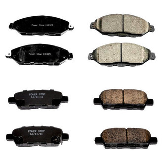 PowerStop® - Z16 Evolution Clean Ride Ceramic Front and Rear Disc Brake Pad Set