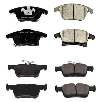 PowerStop® - Z16 Evolution Clean Ride Ceramic Front and Rear Disc Brake Pad Set