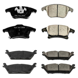 PowerStop® - Z16 Evolution Clean Ride Ceramic Front and Rear Disc Brake Pad Set