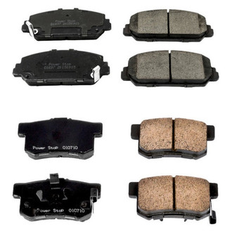 PowerStop® - Z16 Evolution Clean Ride Ceramic Front and Rear Disc Brake Pad Set