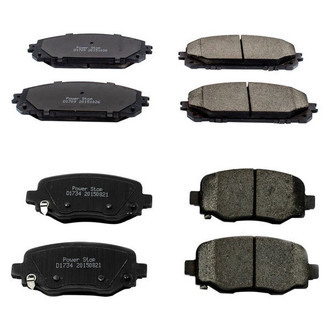 PowerStop® - Z16 Evolution Clean Ride Ceramic Front and Rear Disc Brake Pad Set