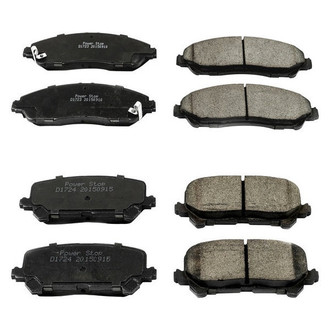 PowerStop® - Z16 Evolution Clean Ride Ceramic Front and Rear Disc Brake Pad Set