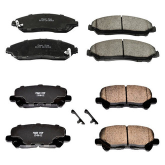 PowerStop® - Z16 Evolution Clean Ride Ceramic Front and Rear Disc Brake Pad Set