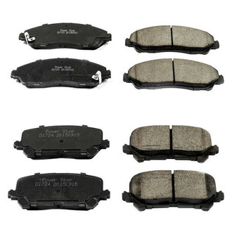 PowerStop® - Z16 Evolution Clean Ride Ceramic Front and Rear Disc Brake Pad Set
