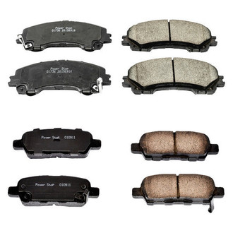 PowerStop® - Z16 Evolution Clean Ride Ceramic Front and Rear Disc Brake Pad Set