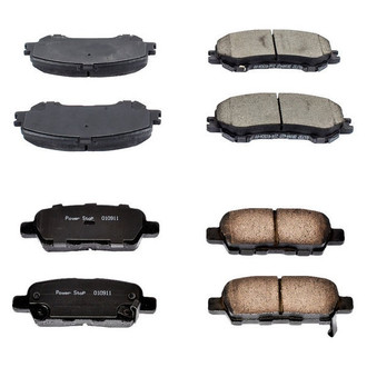 PowerStop® - Z16 Evolution Clean Ride Ceramic Front and Rear Disc Brake Pad Set