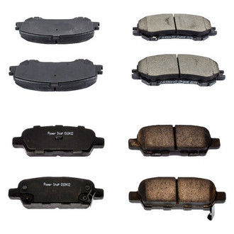 PowerStop® - Z16 Evolution Clean Ride Ceramic Front and Rear Disc Brake Pad Set