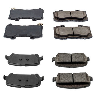 PowerStop® - Z16 Evolution Clean Ride Ceramic Front and Rear Disc Brake Pad Set