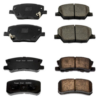 PowerStop® - Z16 Evolution Clean Ride Ceramic Front and Rear Disc Brake Pad Set