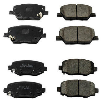 PowerStop® - Z16 Evolution Clean Ride Ceramic Front and Rear Disc Brake Pad Set