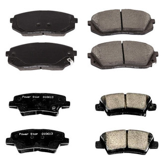 PowerStop® - Z16 Evolution Clean Ride Ceramic Front and Rear Disc Brake Pad Set