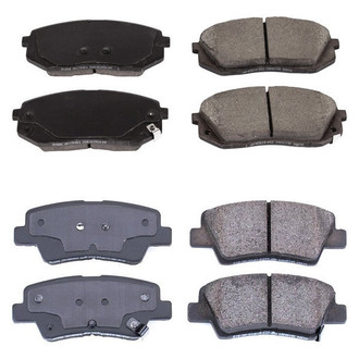 PowerStop® - Z16 Evolution Clean Ride Ceramic Front and Rear Disc Brake Pad Set