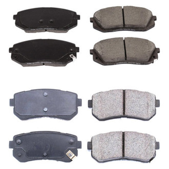PowerStop® - Z16 Evolution Clean Ride Ceramic Front and Rear Disc Brake Pad Set