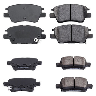 PowerStop® - Z16 Evolution Clean Ride Ceramic Front and Rear Disc Brake Pad Set