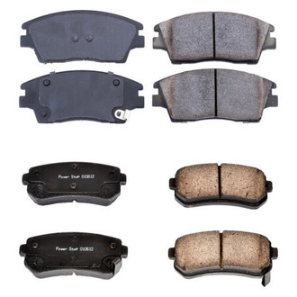PowerStop® - Z16 Evolution Clean Ride Ceramic Front and Rear Disc Brake Pad Set