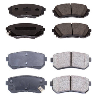 PowerStop® - Z16 Evolution Clean Ride Ceramic Front and Rear Disc Brake Pad Set