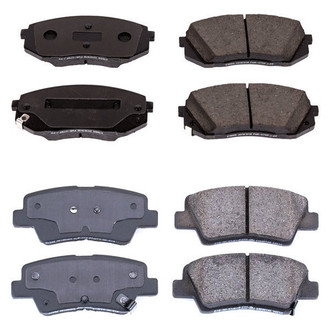 PowerStop® - Z16 Evolution Clean Ride Ceramic Front and Rear Disc Brake Pad Set