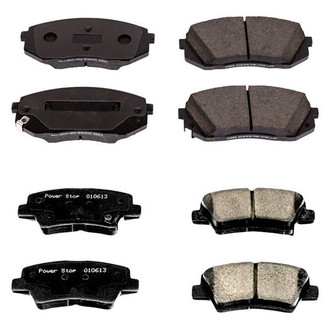 PowerStop® - Z16 Evolution Clean Ride Ceramic Front and Rear Disc Brake Pad Set