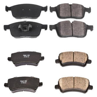 PowerStop® - Z16 Evolution Clean Ride Ceramic Front and Rear Disc Brake Pad Set