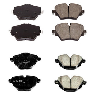 PowerStop® - Z16 Evolution Clean Ride Ceramic Front and Rear Disc Brake Pad Set