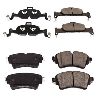 PowerStop® - Z16 Evolution Clean Ride Ceramic Front and Rear Disc Brake Pad Set