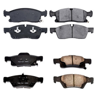 PowerStop® - Z16 Evolution Clean Ride Ceramic Front and Rear Disc Brake Pad Set
