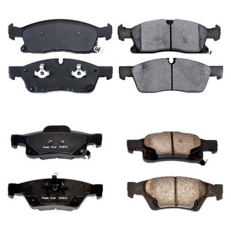 PowerStop® - Z16 Evolution Clean Ride Ceramic Front and Rear Disc Brake Pad Set